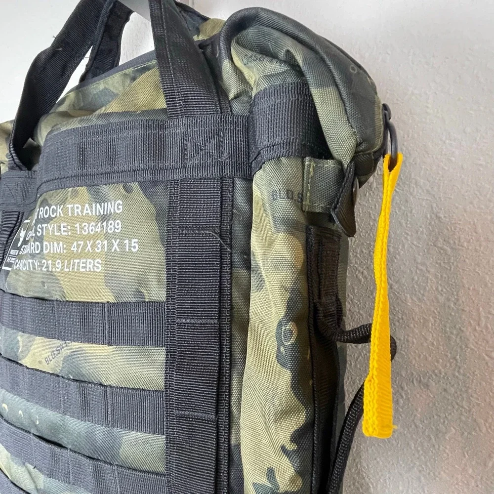 Under Armour Project Rock Box Duffle Backpack Dwayne‎ Johnson Camo Training UA
